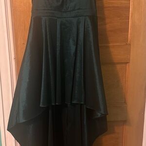 City Triangles Green High Low Dress